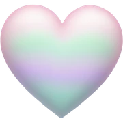 Pastel heart  sticker