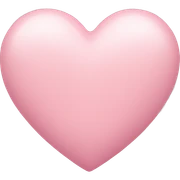 Pastel pink heart sticker