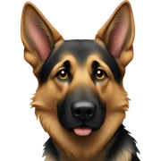 Skinny German Shepherd  sticker