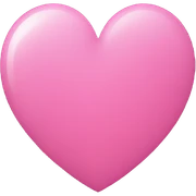 pink heart sticker