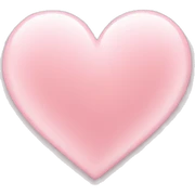 Light pink heart  sticker