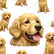 god golden retriever  sticker