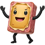 SPAM MEAT meme DANCE PARTY LANDSCAPE sticker
