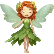 redhead fairy sticker