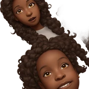 realistic portrait of dark-skinned girl sticker