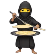 ninja-making-crepes sticker