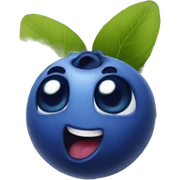 blueberry sticker