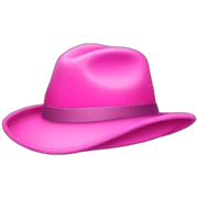 pink hat sticker