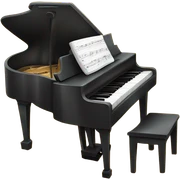 Chat qui joue du piano sticker