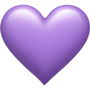 Light Purple Heart sticker
