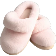 fuzzy slippers uggs light pink sticker