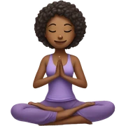 girl doing yoga sticker