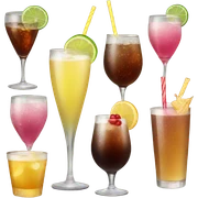 Birthday drinks sticker