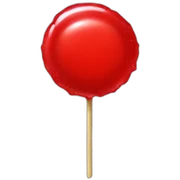 red lolipop sticker