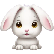 Bunny sticker