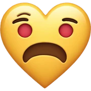 Emojis with a heart sticker