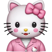 Serial killer hello Kitty  sticker