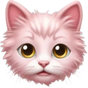 Pink kitty sticker