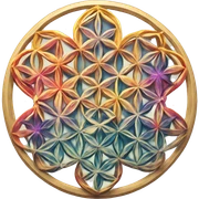 Flower of life sacred sticker