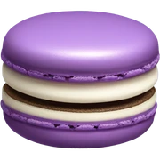 Purple macarron  sticker