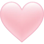 Light pink heart  sticker