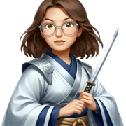 Moonlit Samurai sticker