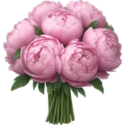 Big impressive peony bouquet  sticker