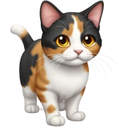 Calico cat sticker