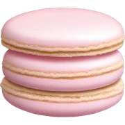 Pale pink macaron sticker