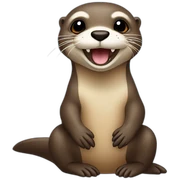 Loutre sticker