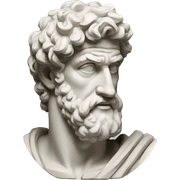 greek sculpture sticker