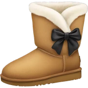 ugg with bow sticker