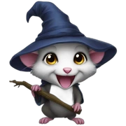 possum wizard sticker