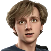 realistic portrait of a boy sticker