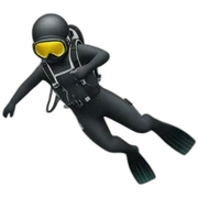 diver sticker
