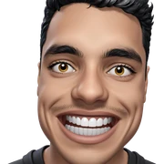 smiling boy with black hair sticker