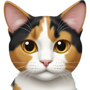 Calico cat sticker