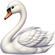 Swan sticker