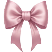 Pink bow sticker
