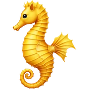 seahorse emoji sticker