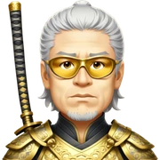 Golden Samurai sticker