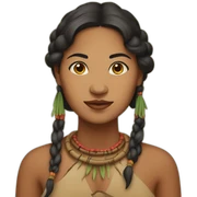 Indigenous najavo woman sticker