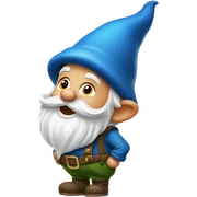Gnome farting sticker