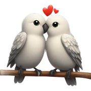 love birds sticker