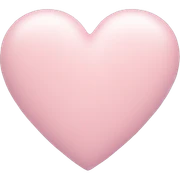 Pastel color heart sticker