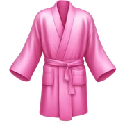 Pink silk robe sticker