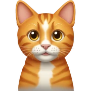 Big orange tabby sticker