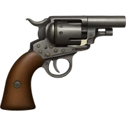 victorian revolver sticker