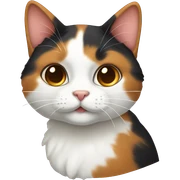 Calico cat  sticker