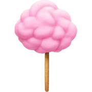 cotton candy pink sticker